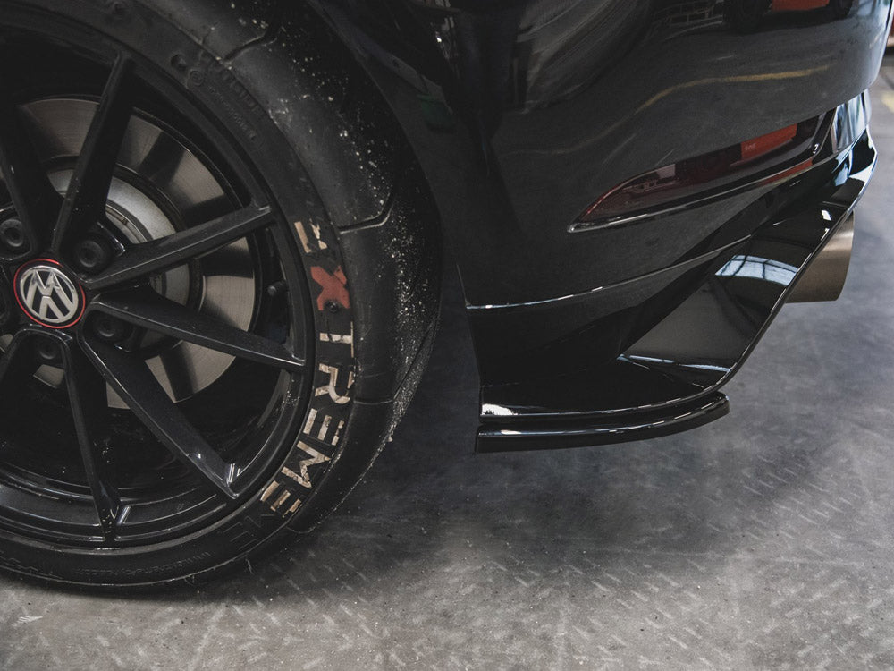 Maxton Design Rear Side Splitters VW Golf 7 GTI TCR - Carbon Look