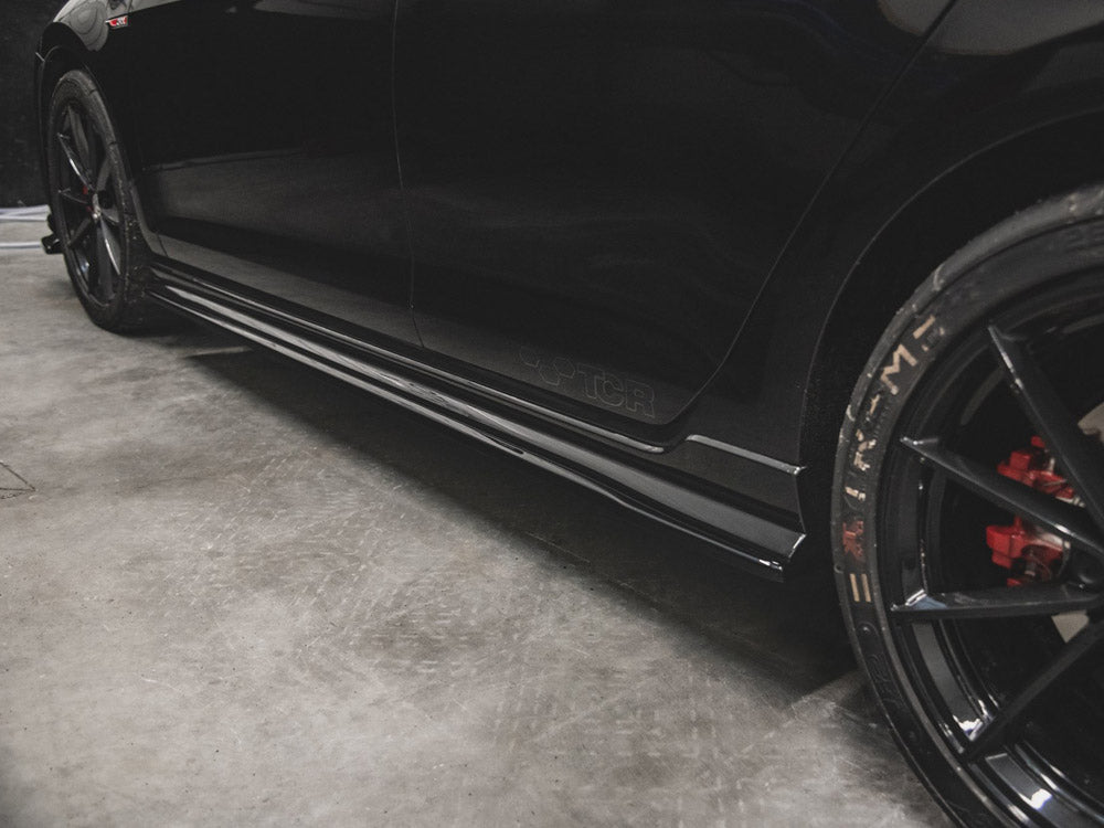 Maxton Design Side Skirt Diffusers Volkswagen Golf GTI TCR Mk7 Facelift