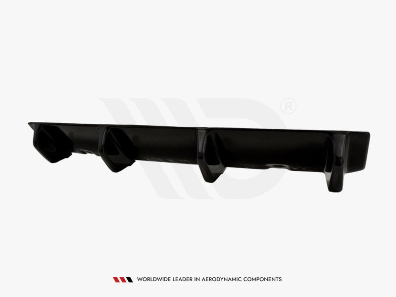 Maxton Design Rear Splitter Volkswagen Golf R Mk7 Facelift - Carbon Look