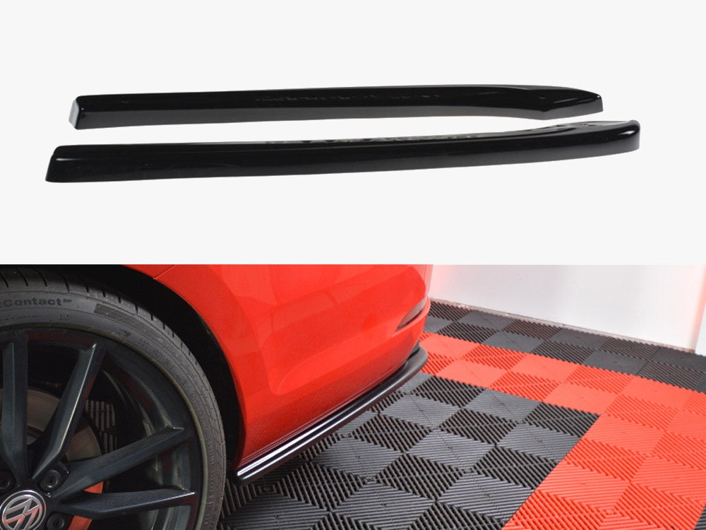 Maxton Design Rear Side Splitters V.1 VW Golf 7 R Variant Facelift