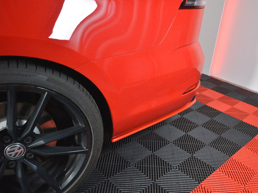 Maxton Design Rear Side Splitters V.2 VW Golf 7 R Variant Facelift