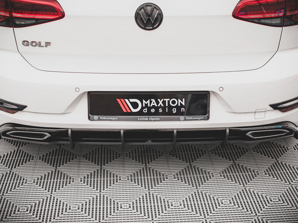 Maxton Design Street PRO Rear Diffuser VW Golf R-Line Mk7 Facelift