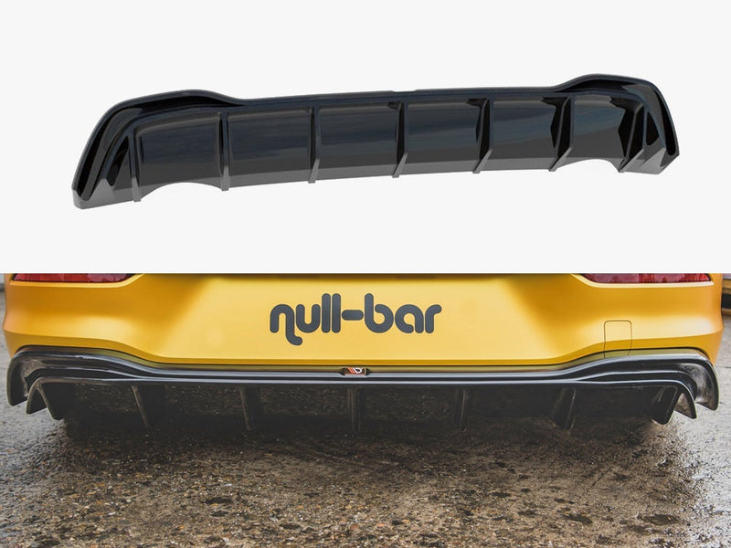 Maxton Design Rear Valance VW Golf Mk8 - Textured