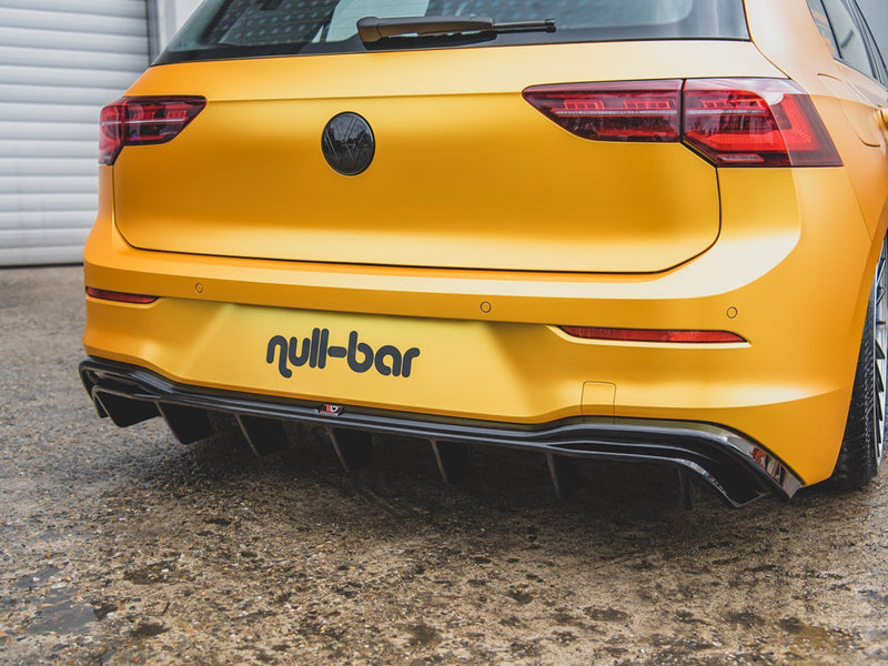 Maxton Design Rear Valance VW Golf Mk8 - Carbon Look
