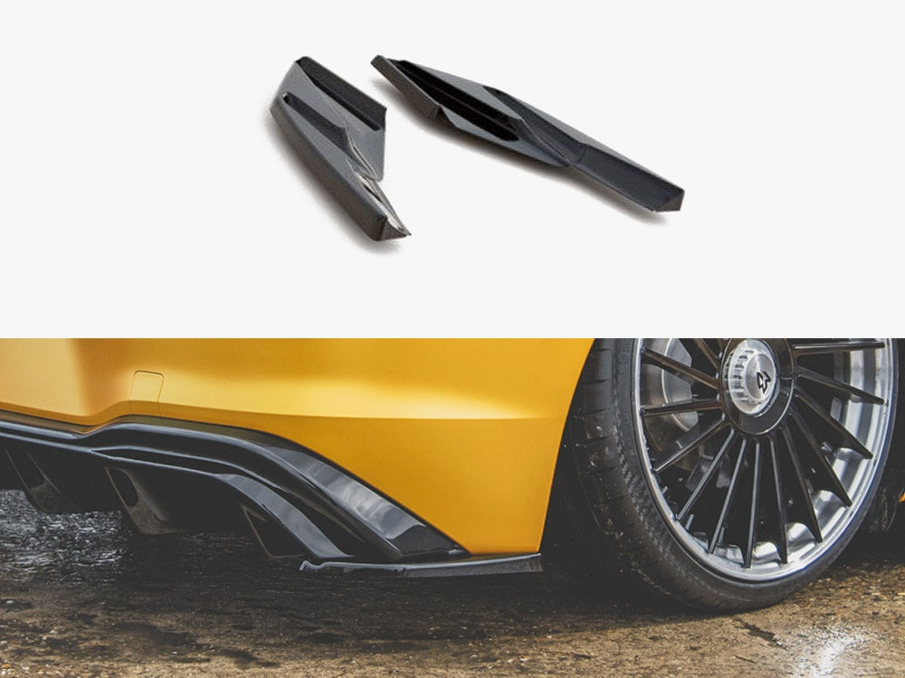 Maxton Design Rear Side Splitters VW Golf MK8 (2020-) - Textured
