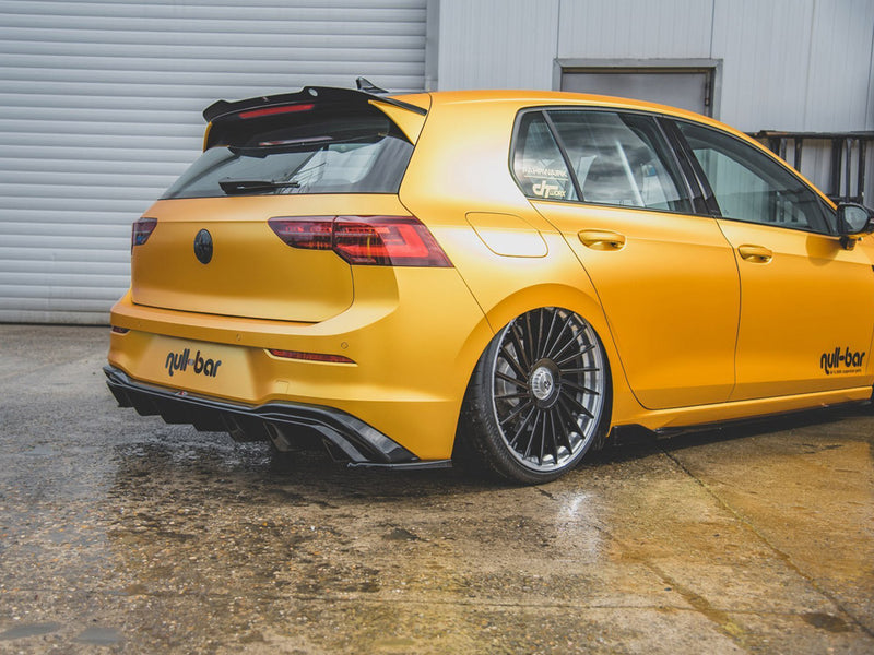 Maxton Design Rear Side Splitters VW Golf MK8 (2020-) - Textured