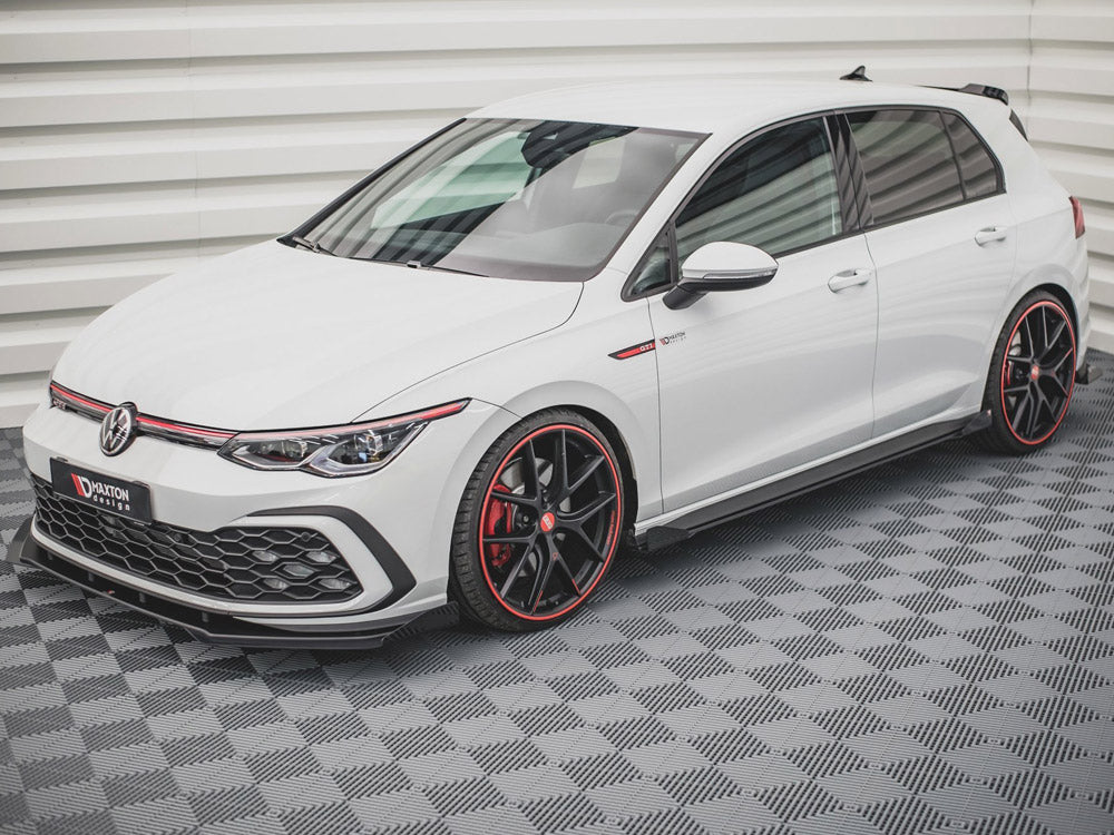 Maxton Design Street PRO Side Skirts Diffusers + Flaps Volkswagen Golf GTI / GTE / GTI Clubsport / R-Line Mk8