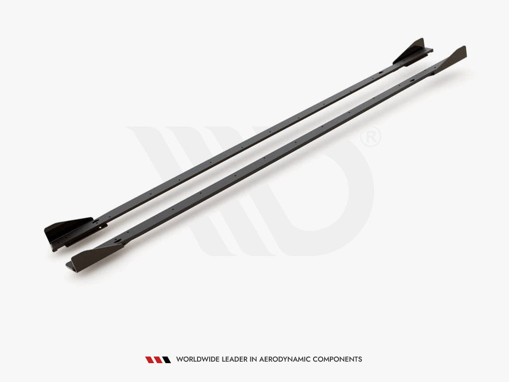 Maxton Design Street PRO Side Skirts Diffusers + Flaps Volkswagen Golf GTI / GTE / GTI Clubsport / R-Line Mk8