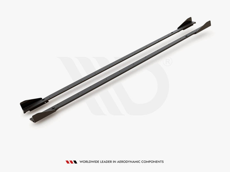 Maxton Design Street PRO Side Skirts Diffusers + Flaps Volkswagen Golf GTI / GTE / GTI Clubsport / R-Line Mk8