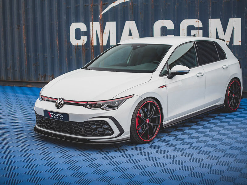 Maxton Design Front Splitter V.1 Volkswagen Golf GTI / GTE / GTD / R-Line Mk8
