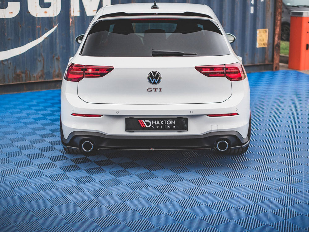 Maxton Design Rear Splitter Volkswagen Golf GTI Mk8 - Carbon Look
