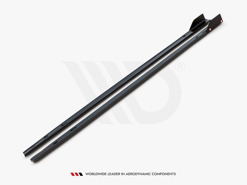 Maxton Design Side Skirts Diffusers V.2 + Flaps Volkswagen Golf GTI / GTE / GTI Clubsport / GTD / R-Line Mk8
