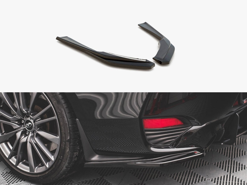 Maxton Design Rear Side Splitters Infiniti Q60 S Mk2 (2017-)