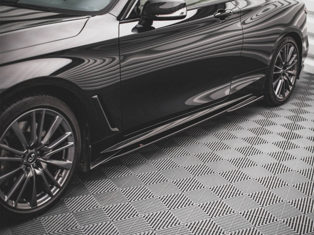 Maxton Design Side Skirts Diffusers Infiniti Q60 S MK2 (2017-)