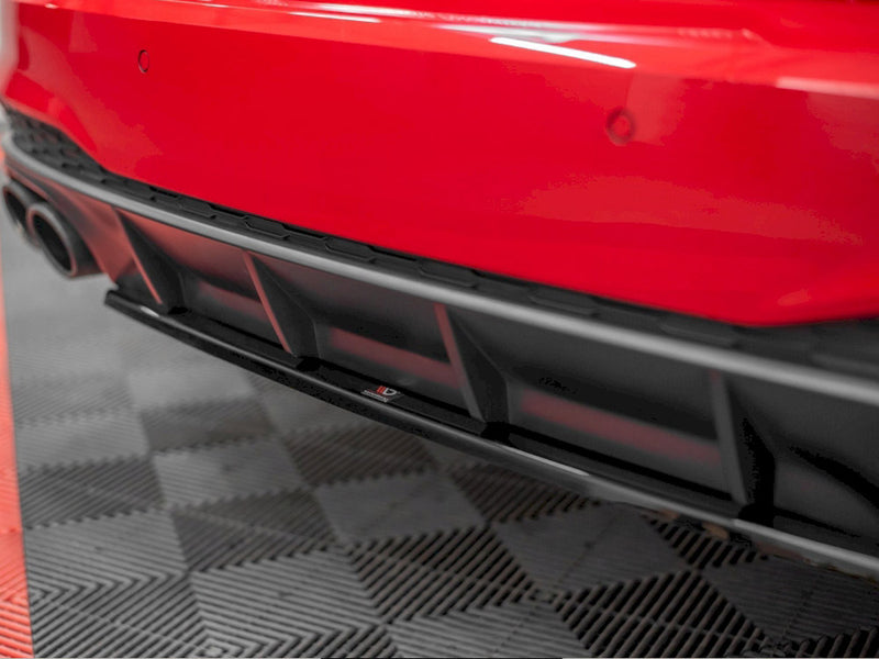 Maxton Design Central Rear Splitter Audi A7 C8 S-Line (2017-)