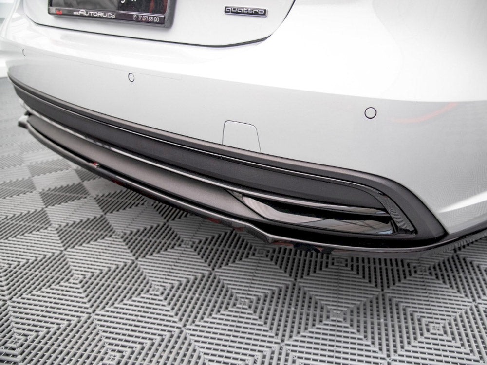 Maxton Design Central Rear Splitter Audi A7 C8