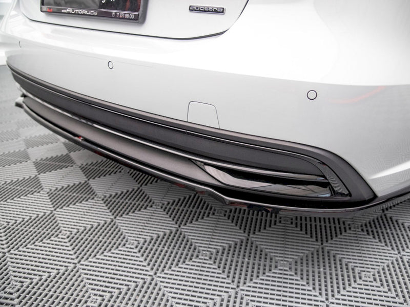 Maxton Design Central Rear Splitter Audi A7 C8