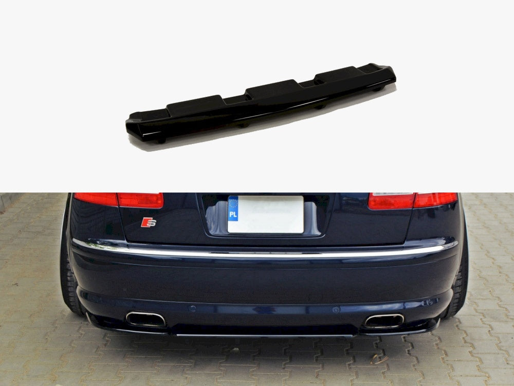 Maxton Design Rear Splitter (Vertical Bars) Audi A8 W12 D3