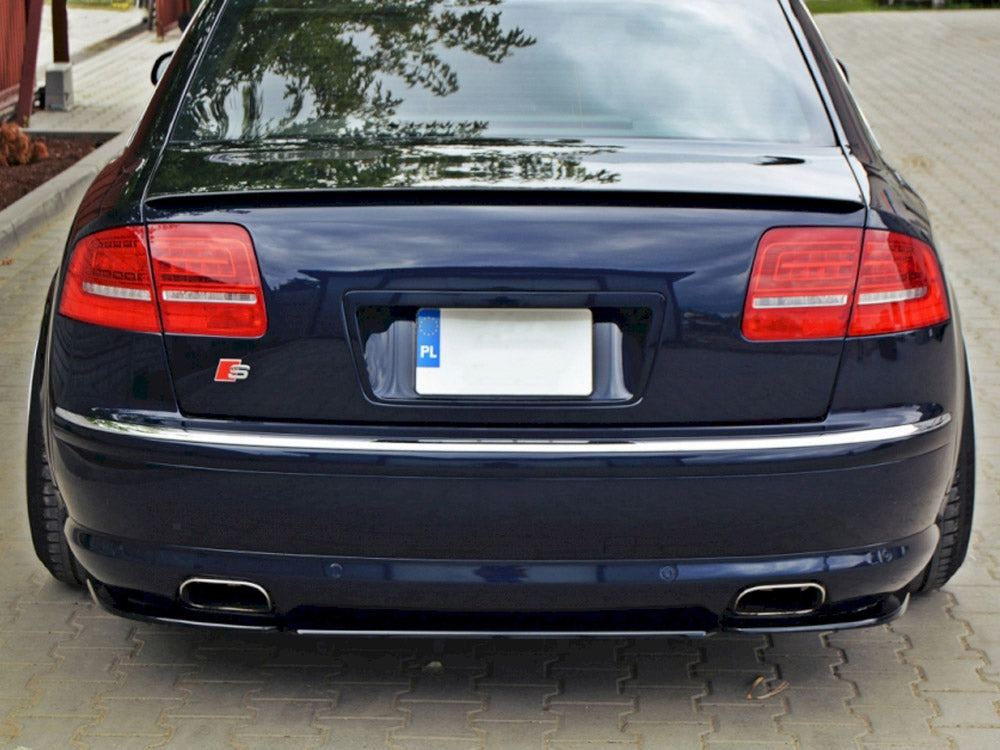 Maxton Design Rear Splitter (Vertical Bars) Audi A8 W12 D3