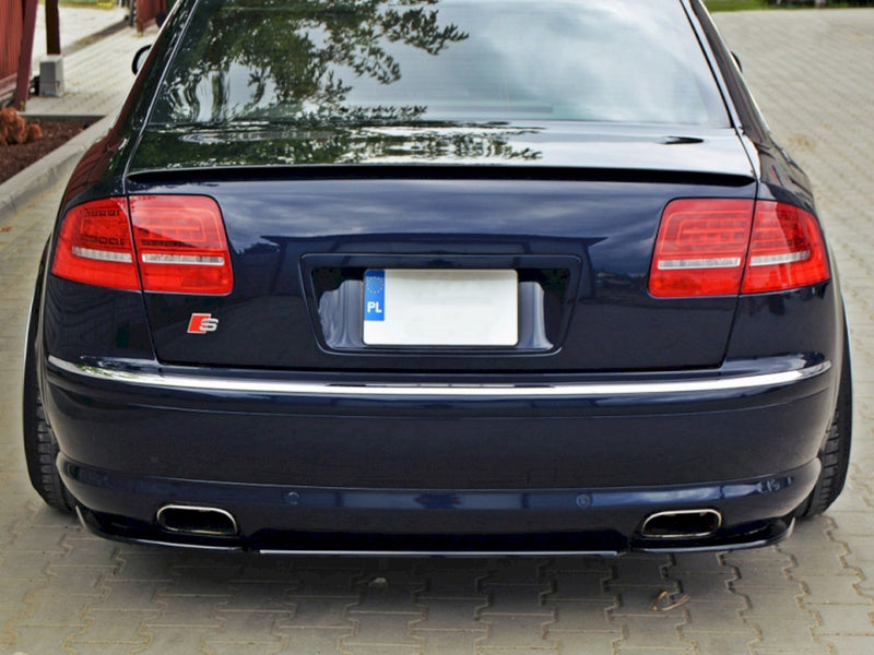 Maxton Design Rear Splitter (Vertical Bars) Audi A8 W12 D3