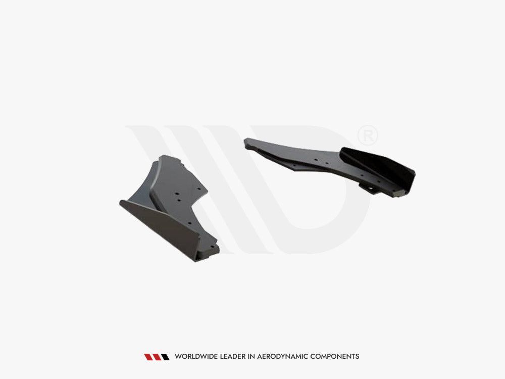 Maxton Design Street PRO Rear Side Splitters + Flaps VW Golf 8 GTI Clubsport