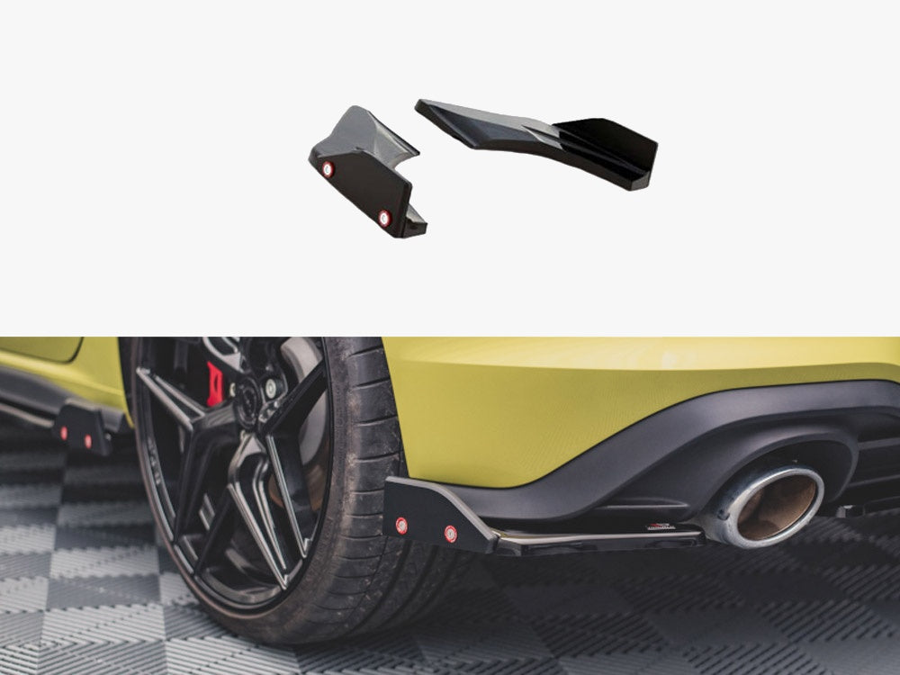 Maxton Design Rear Side Splitters V.1 + Flaps VW Golf 8 GTI Clubsport