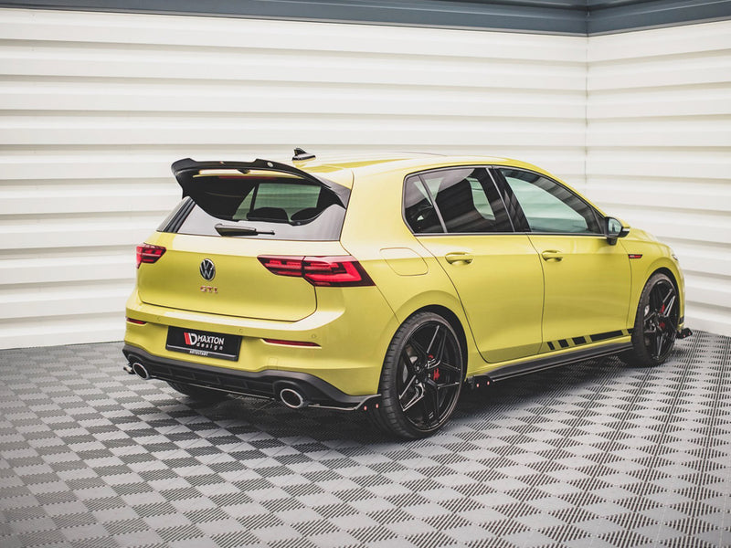 Maxton Design Rear Side Splitters V.1 + Flaps VW Golf 8 GTI Clubsport