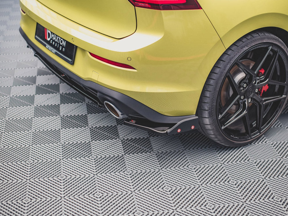 Maxton Design Rear Side Splitters V.1 + Flaps VW Golf 8 GTI Clubsport