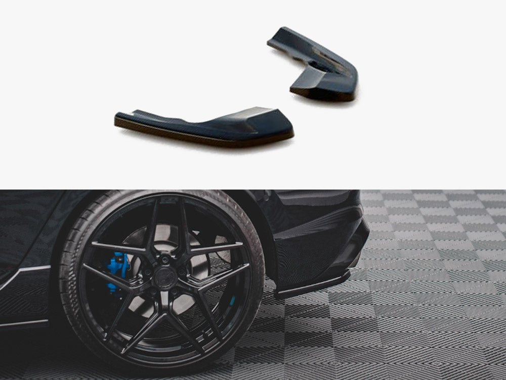 Maxton Design Rear Side Splitters V.1 Volkswagen Golf R Mk8