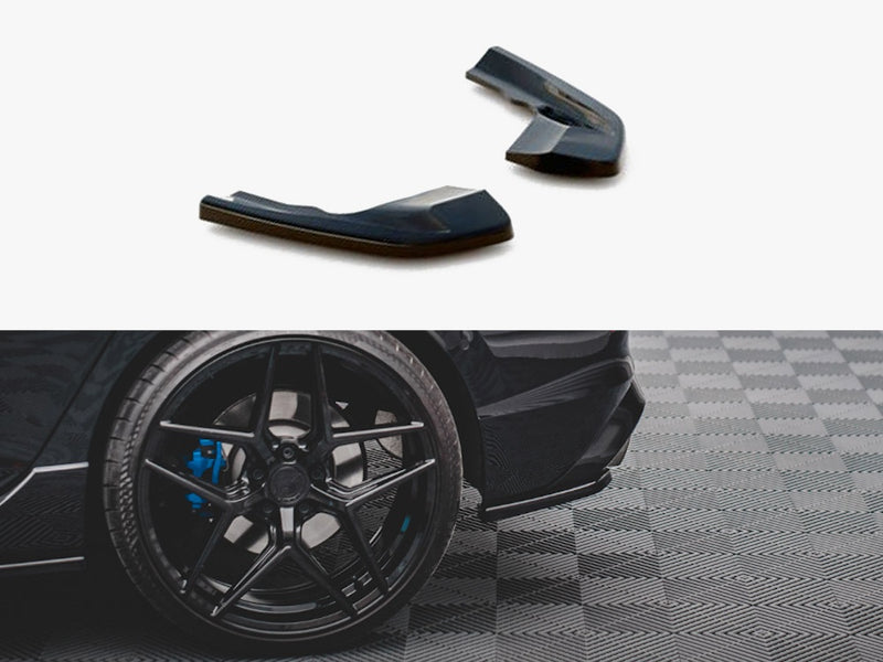 Maxton Design Rear Side Splitters V.1 Volkswagen Golf R Mk8