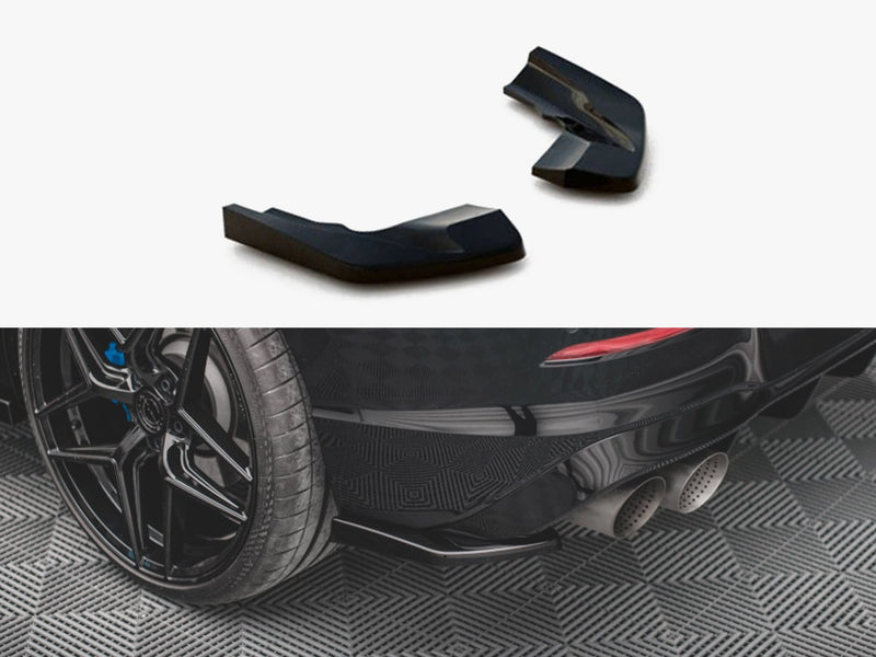 Maxton Design Rear Side Splitters V.2 VW Golf R Mk8