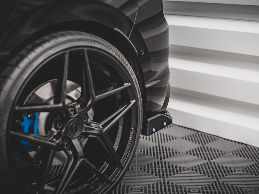 Maxton Design Rear Side Splitters V.2 + Flaps VW Golf R Mk8