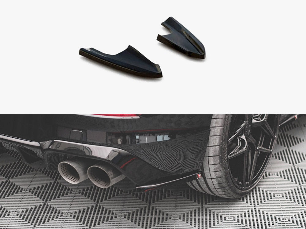 Maxton Design Rear Side Splitters V.3 VW Golf R Mk8
