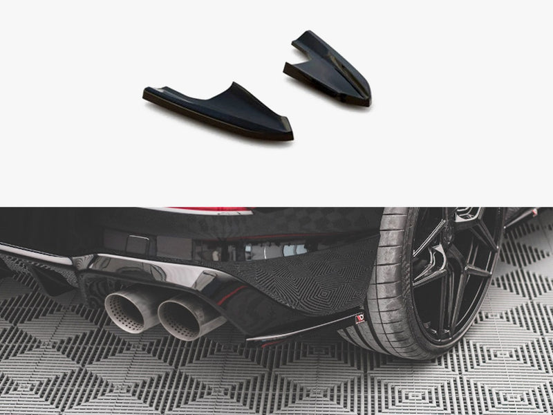 Maxton Design Rear Side Splitters V.3 VW Golf R Mk8