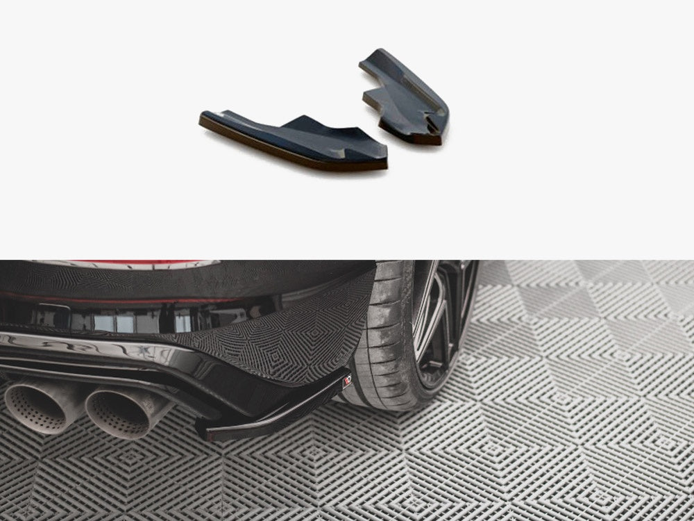 Maxton Design Rear Side Splitters V.4 VW Golf R Mk8
