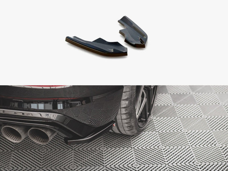 Maxton Design Rear Side Splitters V.4 VW Golf R Mk8