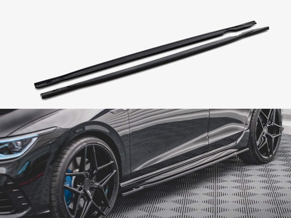 Maxton Design Side Skirts Diffusers V.1 Volkswagen Golf R Mk8