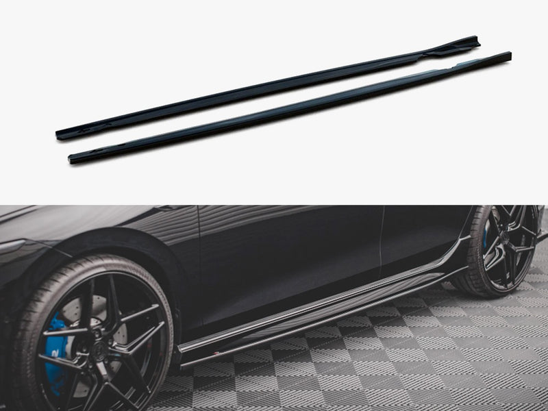 Maxton Design Side Skirts Diffusers V.2 VW Golf R Mk8
