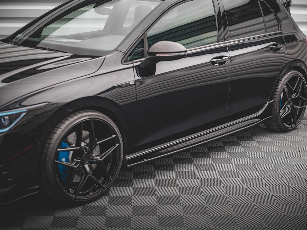 Maxton Design Side Skirts Diffusers V.2 VW Golf R Mk8