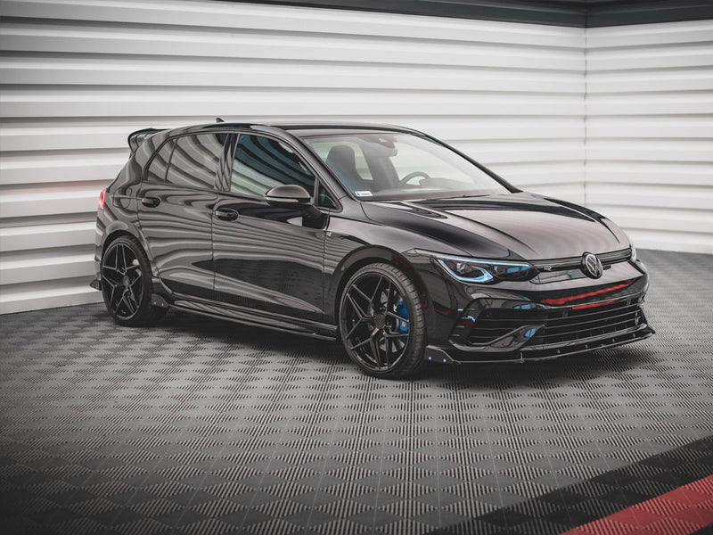 Maxton Design Side Skirts Diffusers V.2 + Flaps VW Golf R Mk8