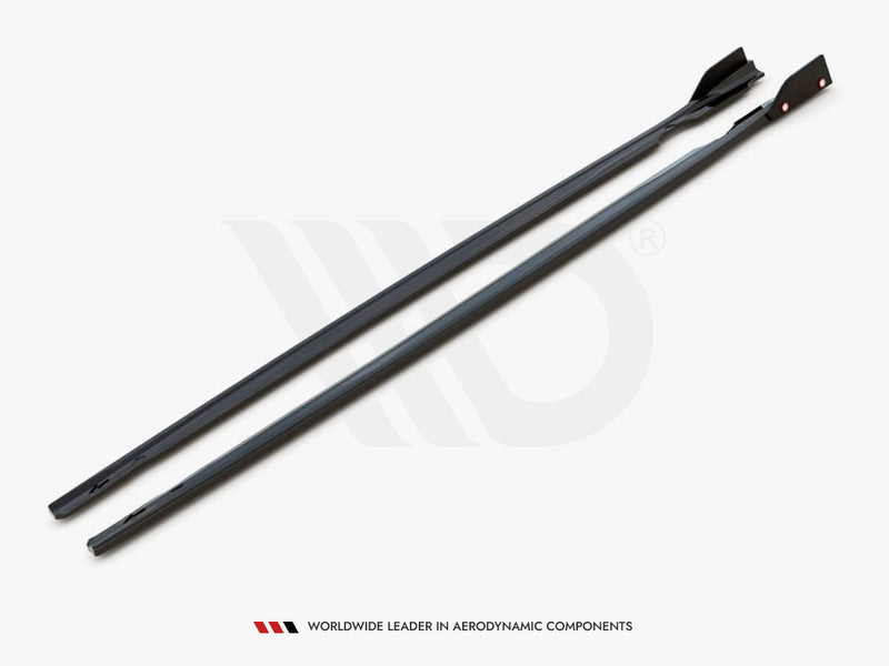Maxton Design Side Skirts Diffusers V.2 + Flaps VW Golf R Mk8