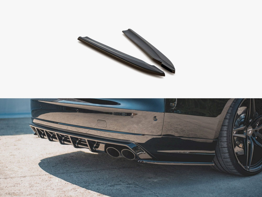 Maxton Design Rear Side Splitters V.2 Audi S8 D4 Facelift (2015-2017)