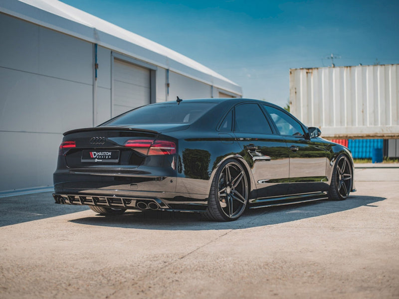 Maxton Design Rear Side Splitters V.2 Audi S8 D4 Facelift (2015-2017)