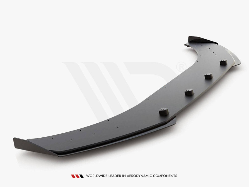 Maxton Design Street PRO Front Splitter + Flaps Volkswagen Arteon R-Line Sedan / Shooting Brake Mk1