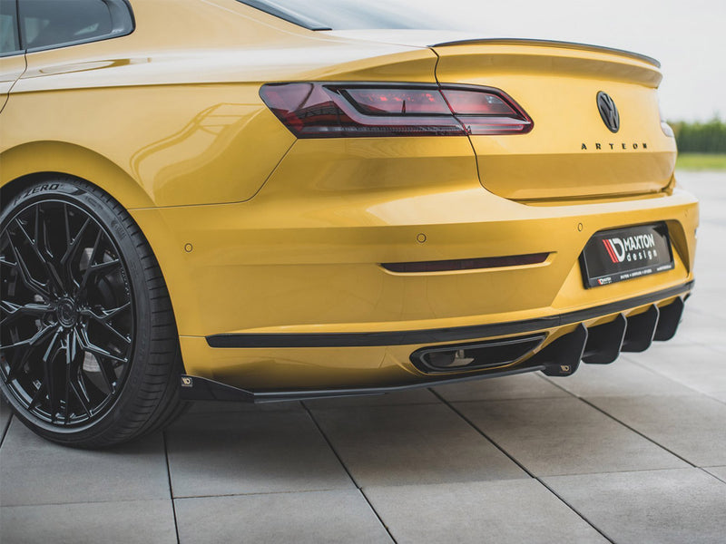 Maxton Design Street PRO Rear Diffuser + Flaps Volkswagen Arteon R-Line Sedan / Shooting Brake Mk1