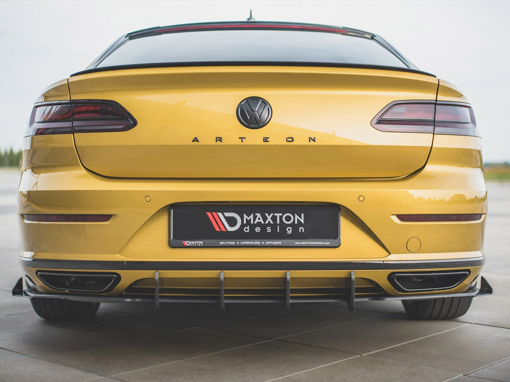 Maxton Design Street PRO Rear Diffuser + Flaps Volkswagen Arteon R-Line Sedan / Shooting Brake Mk1