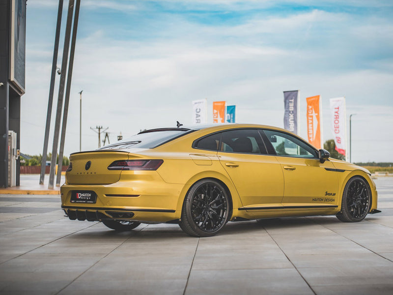 Maxton Design Street PRO Rear Diffuser + Flaps Volkswagen Arteon R-Line Sedan / Shooting Brake Mk1