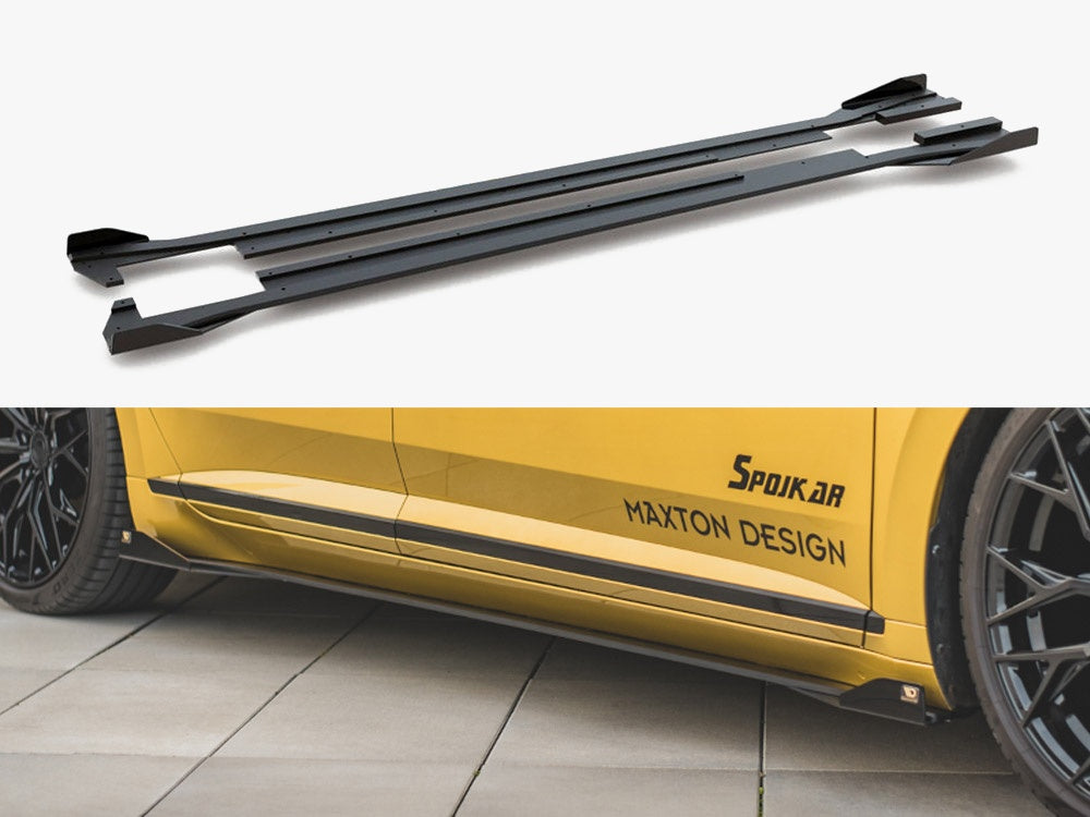 Maxton Design Street PRO Side Skirt Diffusers + Flaps Volkswagen Arteon R-Line Sedan / Shooting Brake Mk1