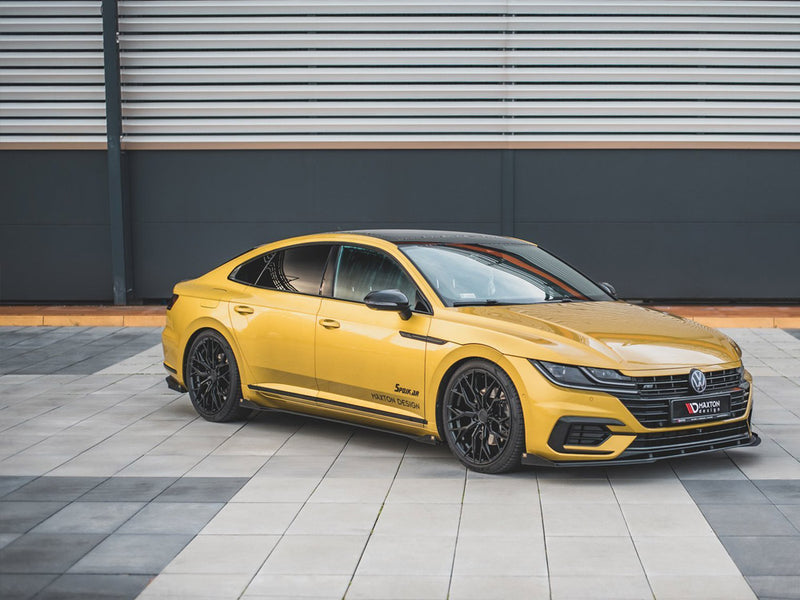 Maxton Design Street PRO Side Skirt Diffusers + Flaps Volkswagen Arteon R-Line Sedan / Shooting Brake Mk1