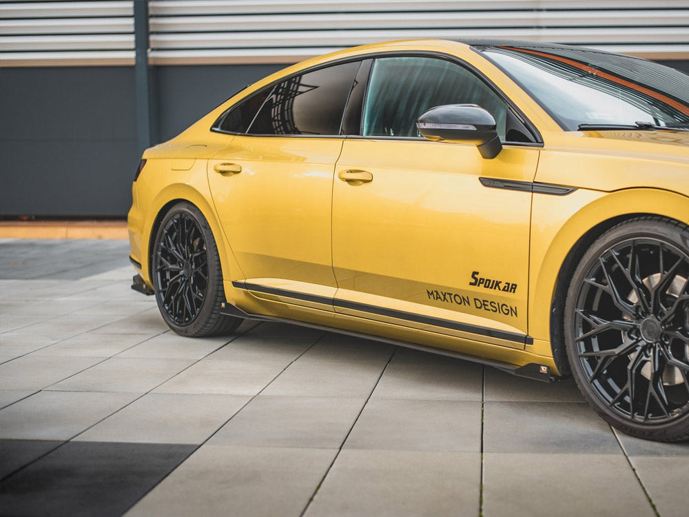 Maxton Design Street PRO Side Skirt Diffusers + Flaps Volkswagen Arteon R-Line Sedan / Shooting Brake Mk1